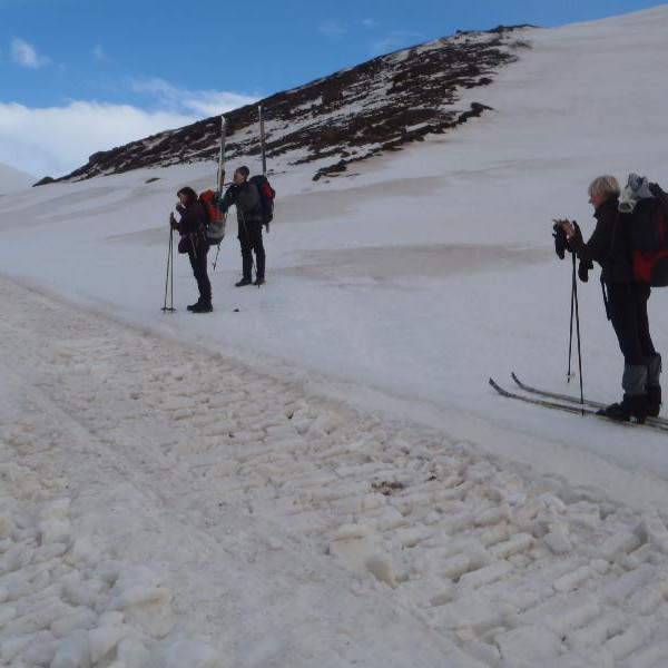 Gott skíðafæri var upp Grenjárdalinn