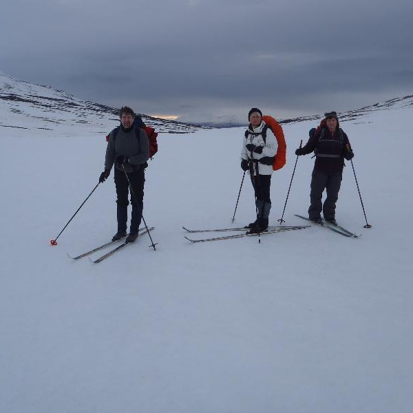 Það var að byrta til inn í Eyjafirði
