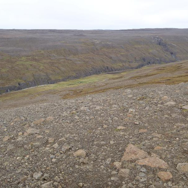 Á heimleið: Komið fram á brúnir Vesturdals í Skagafirði.