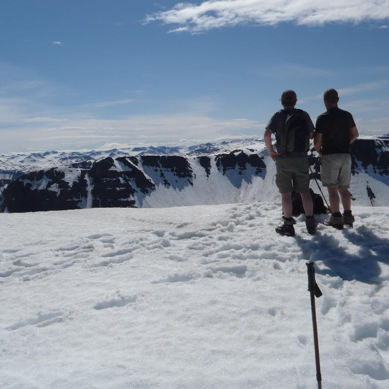 Horft suður yfir Tröllaskaga.