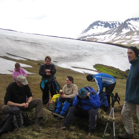 Kaffi við Fremri - Lambá ,Tröllin í baksýn