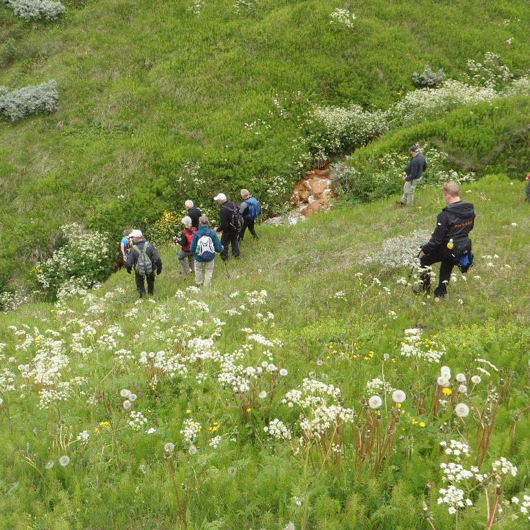 Gengið yfir Sigurðargil