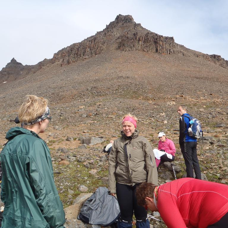 Ingibjörg, ?, Selma, Fjóla og Ágúst.