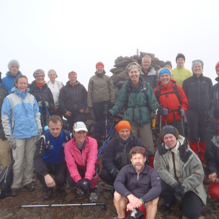 Hópurinn á Kerlingu