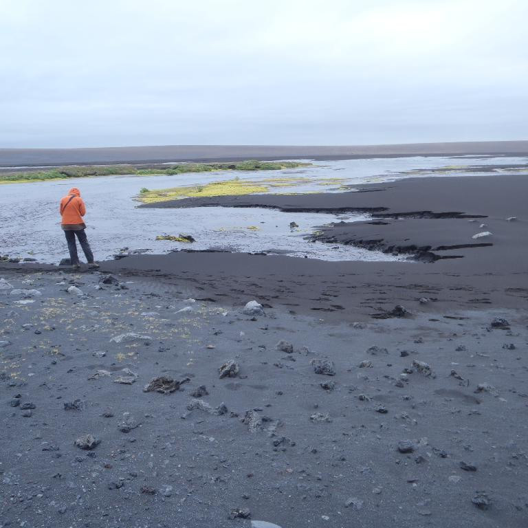 Lene Zachariassen við myndatöku.