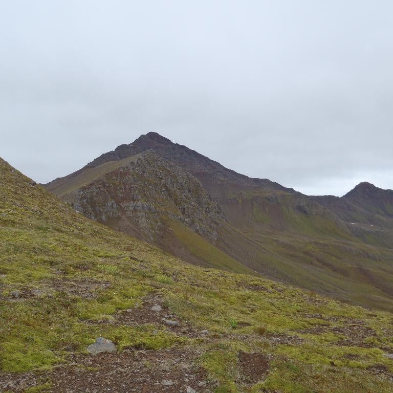 Hádegisfjall og Illviðrishnjúkar í baksýn