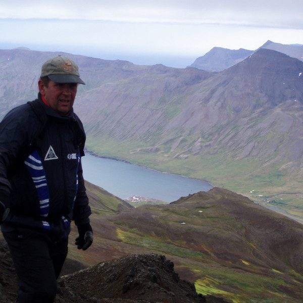 Jóhannes á Illviðrishnjúk Sést í Leirutanga