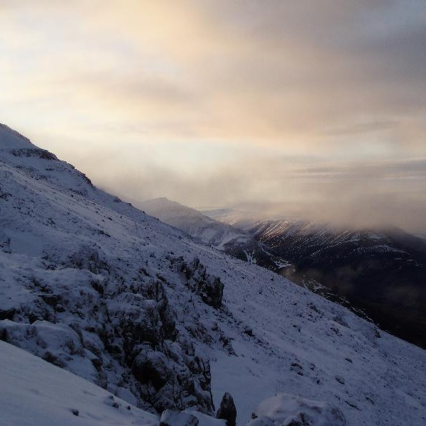 Séð inn Eyjafjörð