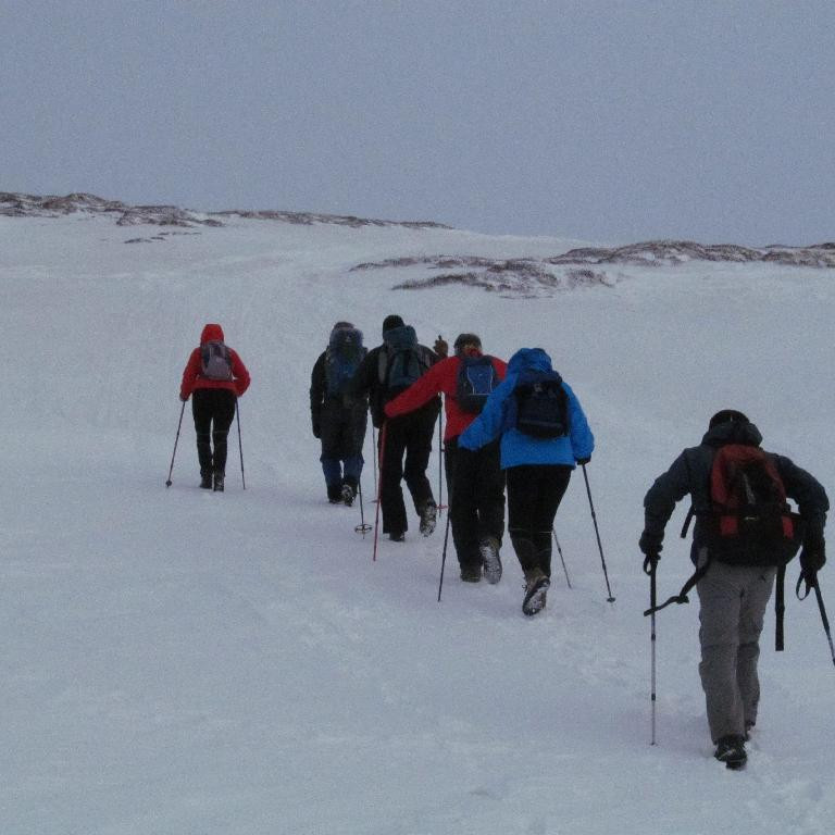 Komin ofurlítið áleiðis.