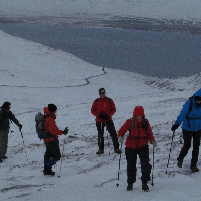 Sjáum til vesturs niður í Eyjafjörð.