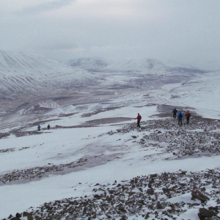 Erum að nálgast Einbúa.