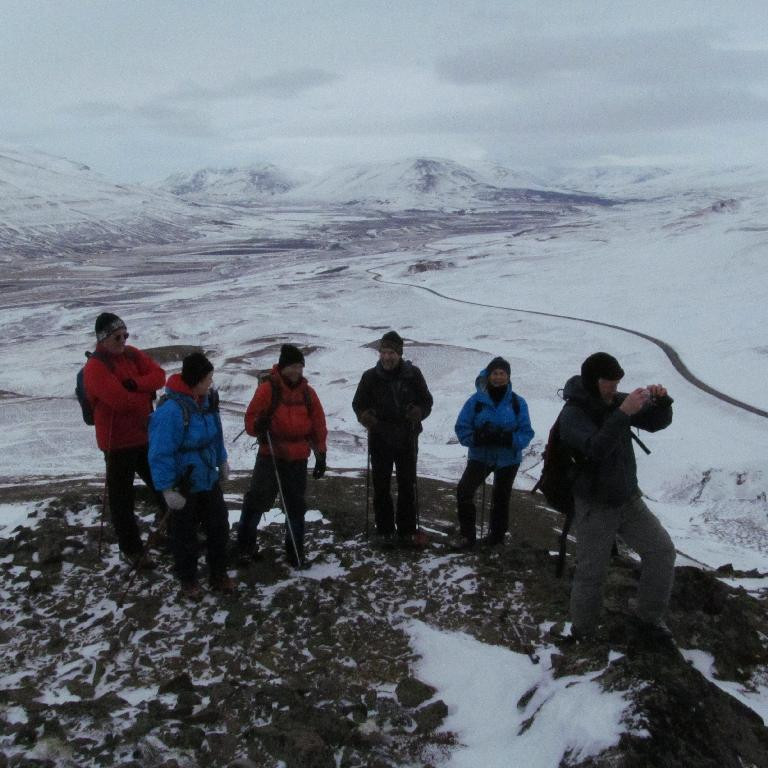 Á Einbúa. Horft inn Fnjóskadal.