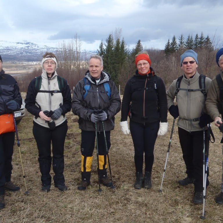 Einar, Berglind, Halldór, Kristín, Gunnar og Kári