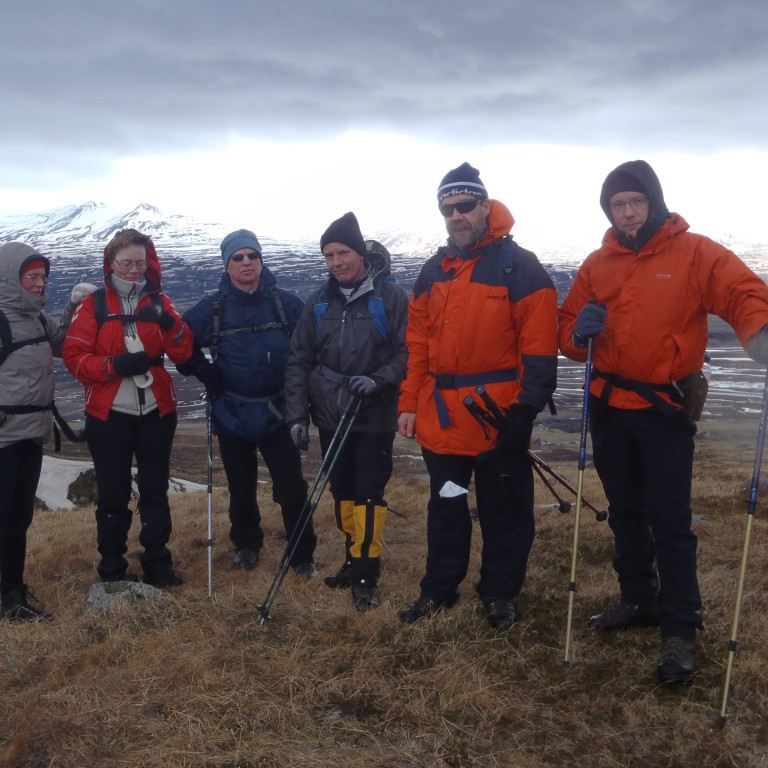 Kristín Berklind, Gunnar, Halldór, Frímann og Einar