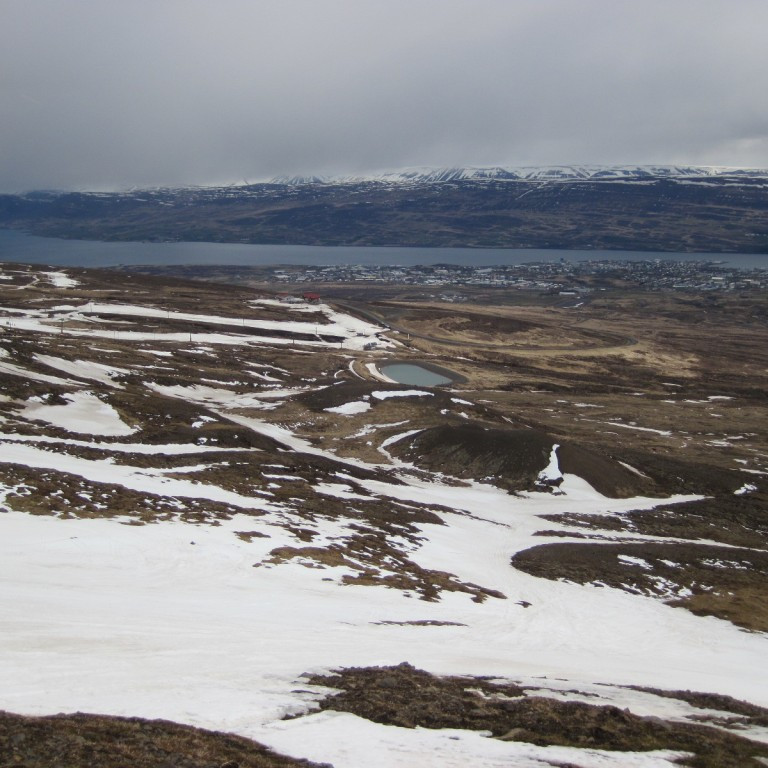 Séð út Eyjafjörð