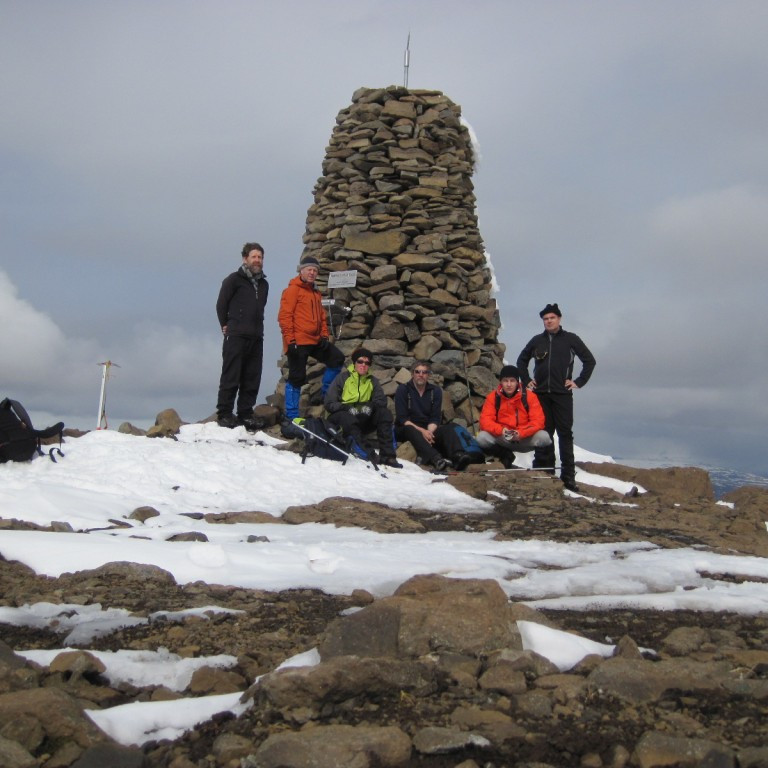 Frímann Guðmundsson, Ari Fossdal.Ingibjörg Ólafsdóttir, Brynleifur Ingimarsson, Óskar Þór. og Ingimar Árnason