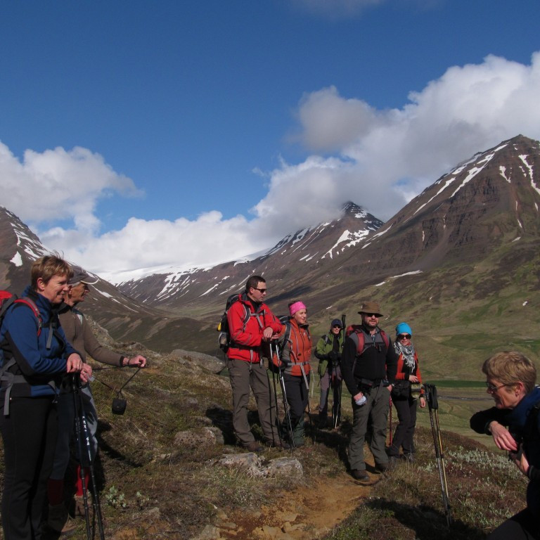 Skallárdalur í baksýn.