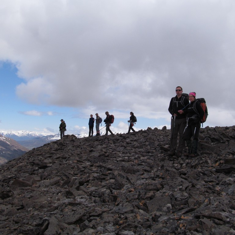 Frá toppnum var gott útsýni.