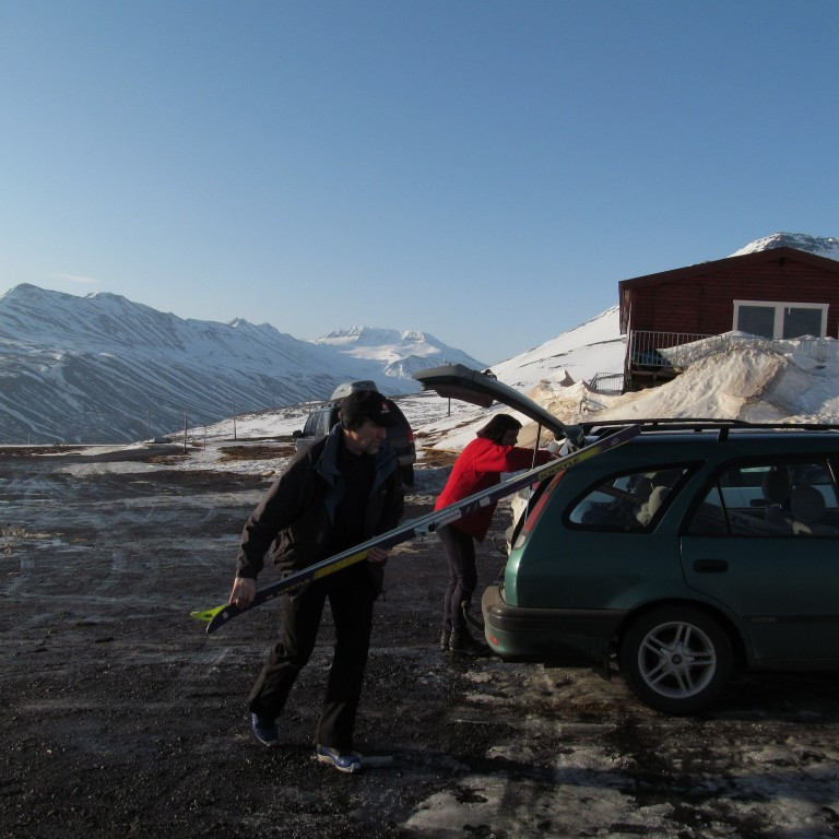 Lagt af stað frá Skíðastöðum.