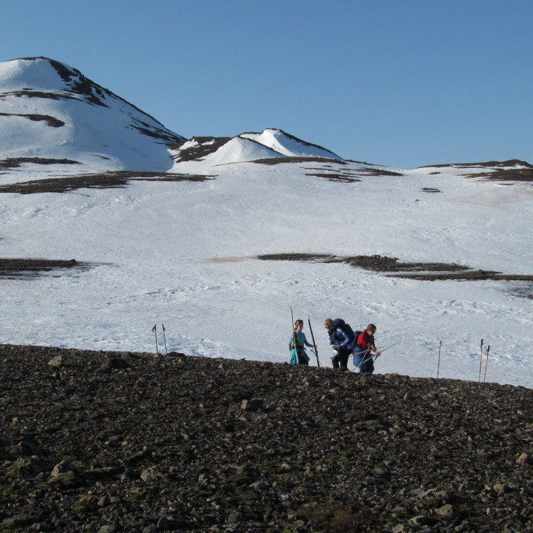 Litlihnjúkur í baksýn.