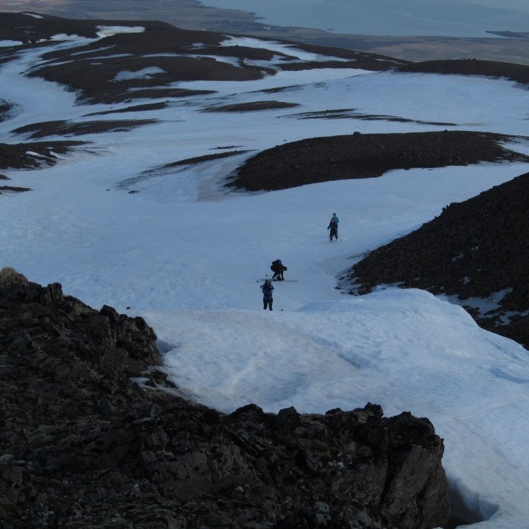 Norðan í Litlahnjúk.