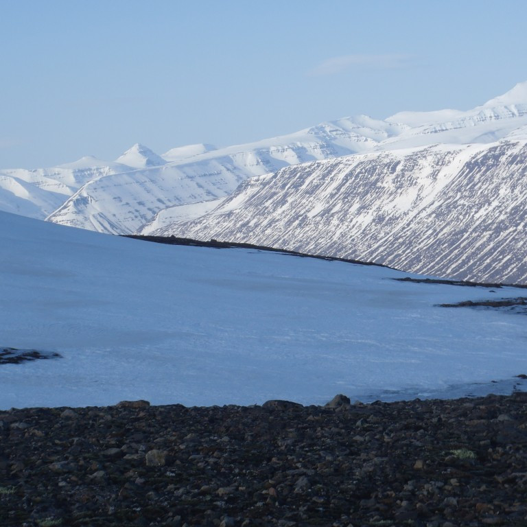 Fjöll vestan Hörgárdals.