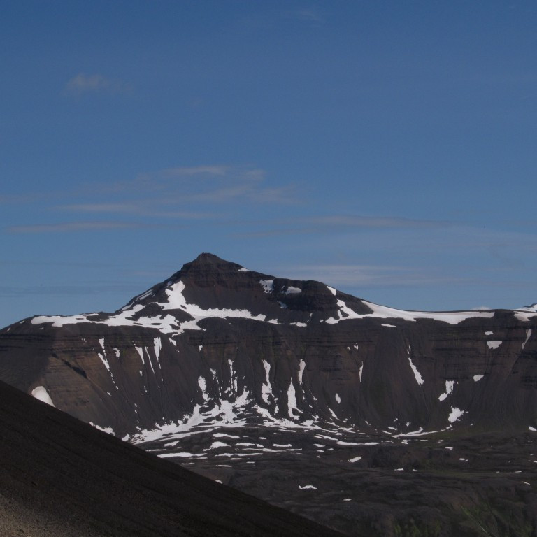 Hreppsendaársúlur í baksýn.