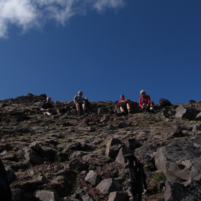 Gott að kasta mæðinni um stund.