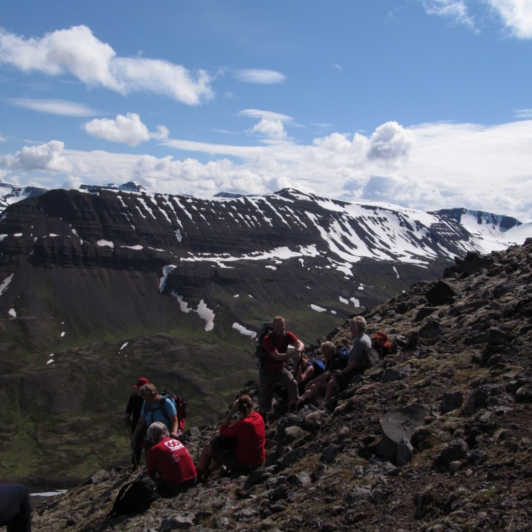 Einstakafjall í baksýn.