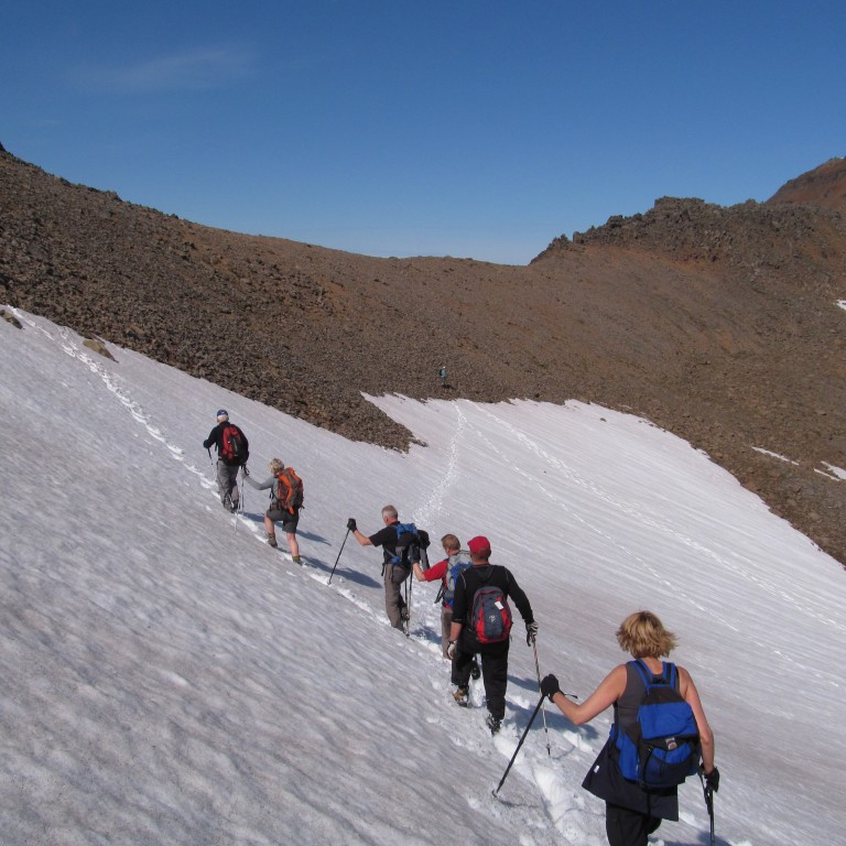 Erum að nálgast kambinn í annað sinn.