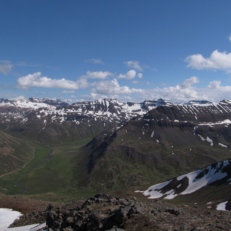 Fjöllin inn af Fljótum.