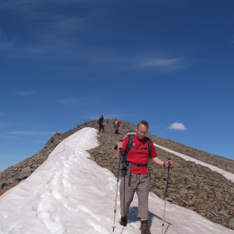 Einar B. í broddi fylkingar.