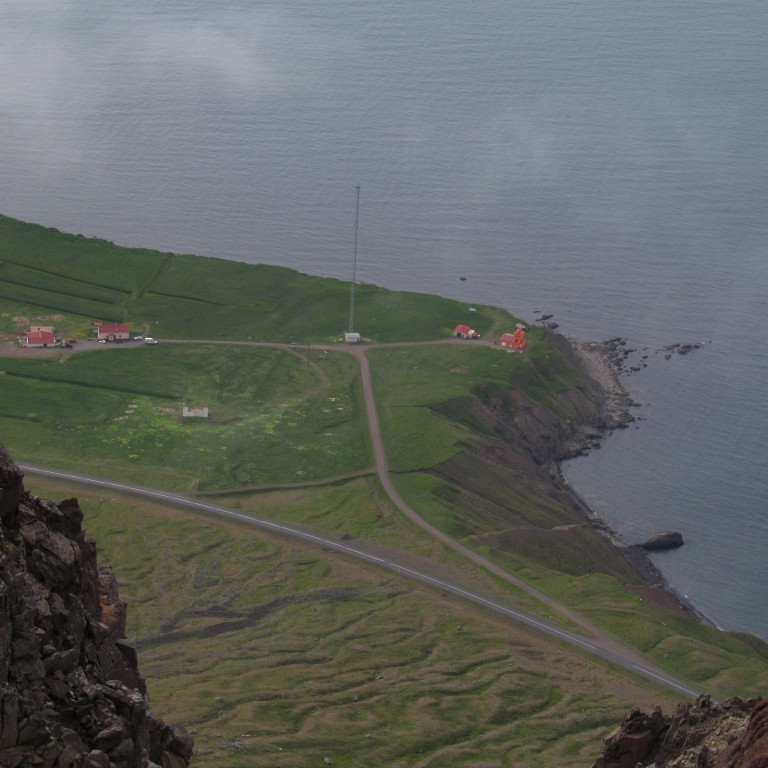 Sauðanes séð frá Strákum.
