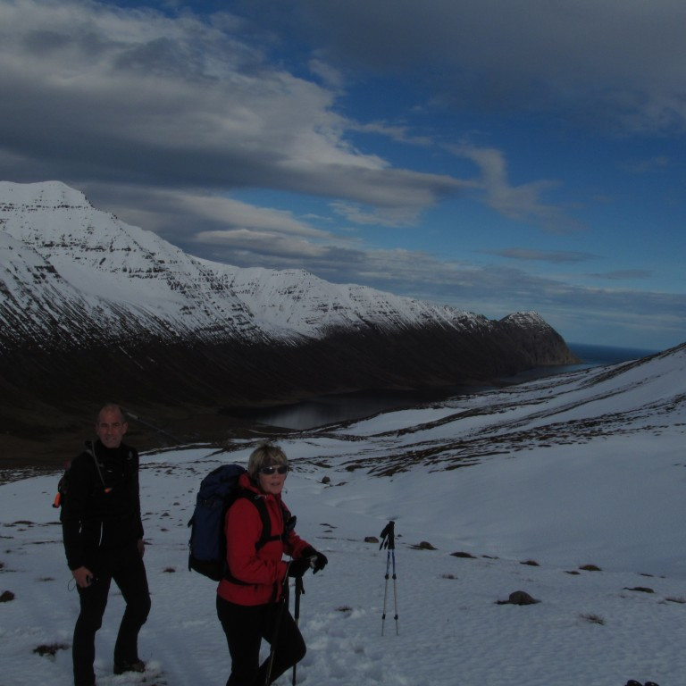 Heldur vetrarlegt að líta.