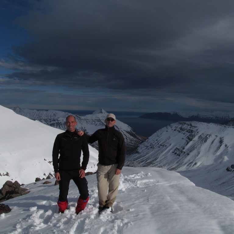 Jóhann og Konráð á sama stað.