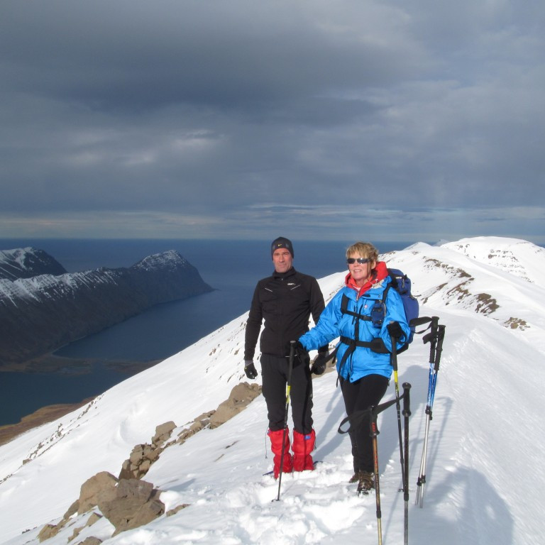 Jóhann og Elín á Vatnsendahnjúk.