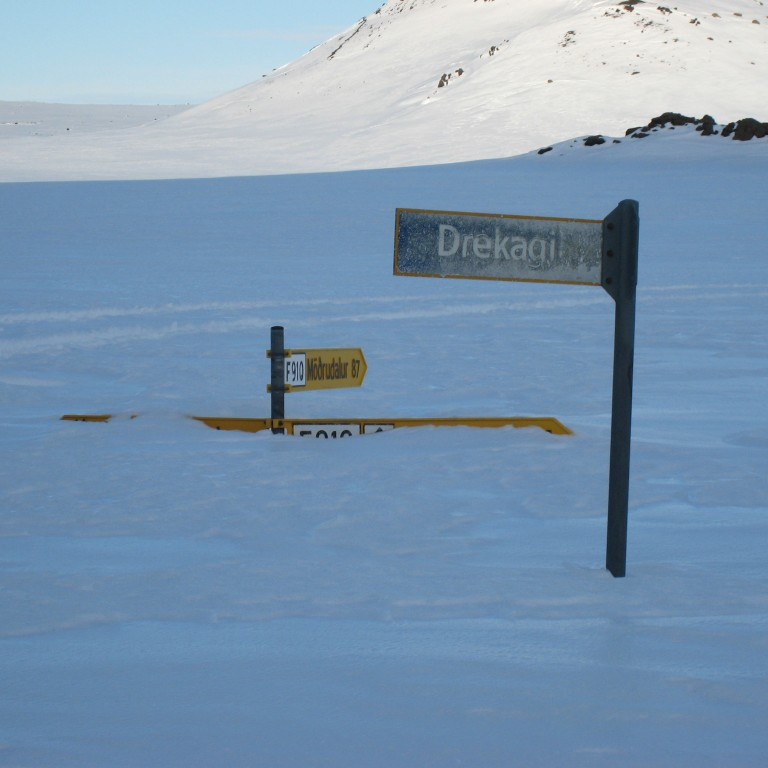 Vegvísar að hverfa