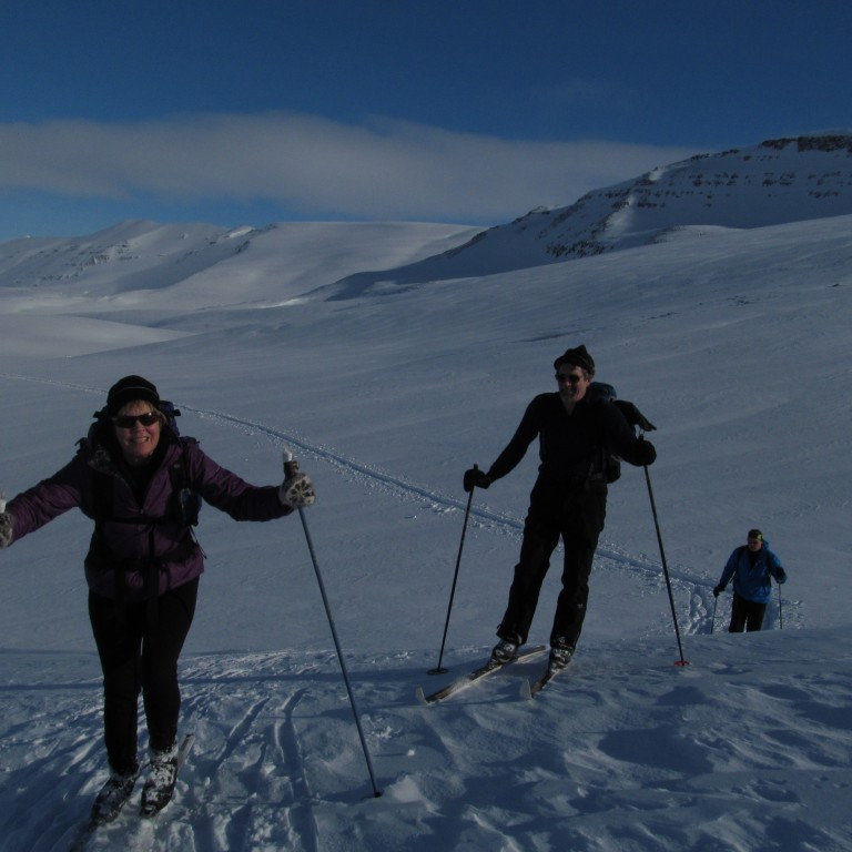 Elín og Brynleifur í fanta stuði.