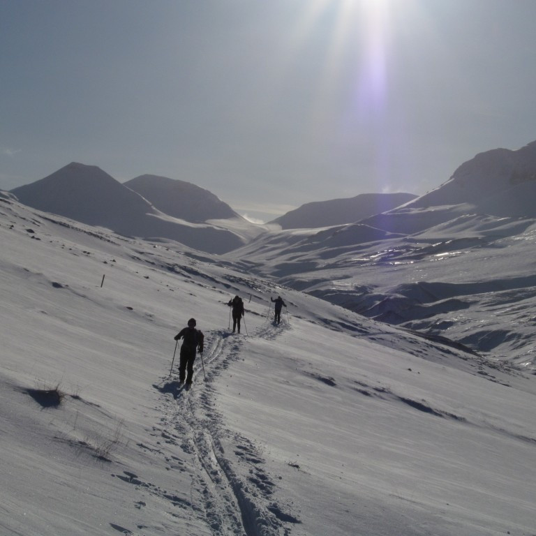 Glerárdalshnjúkur, Stóristallur,Hrútafjall og Tröllahyrna í baksýn.
