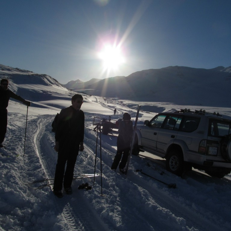 Komin til baka eftir góða ferð.