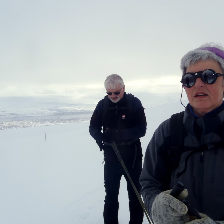 Hjónin Hafsteinn Guðjónsson og Anna Helgadóttir.