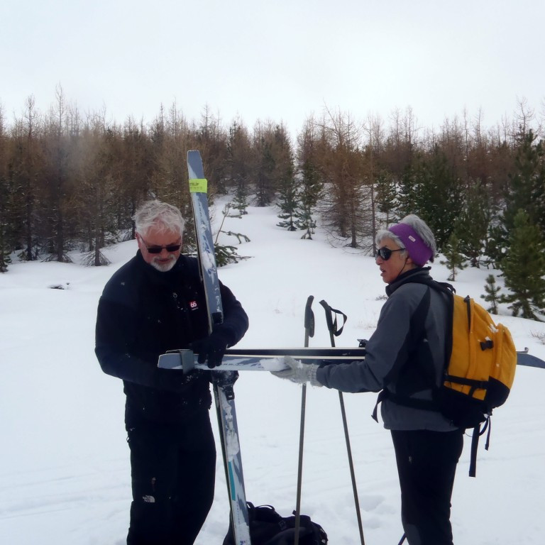 Hjónin Hafsteinn Guðjónsson og Anna Helgadóttir kominn á leiðarenda.
