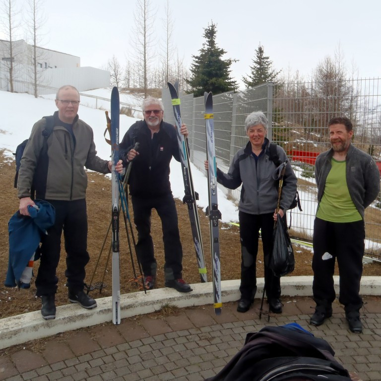 Hress og kát eftir gott bað.