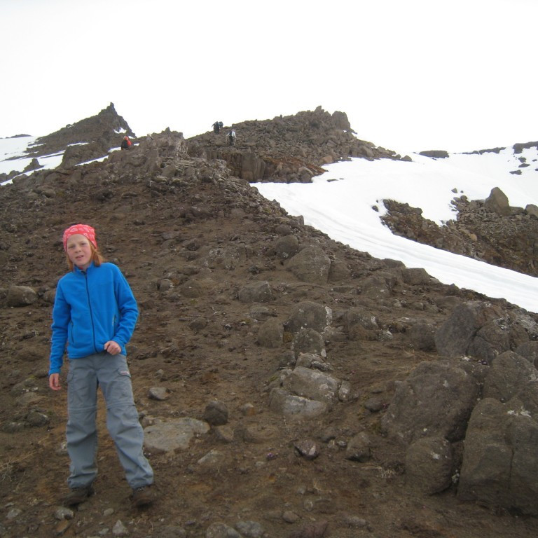 Gengið upp Mannshrygg