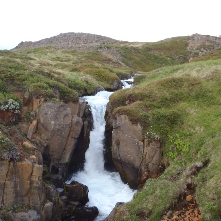 Síðasti fossin í bili.