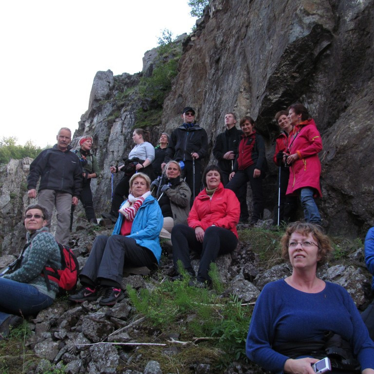 Úsýnið í gilinu dásamað.