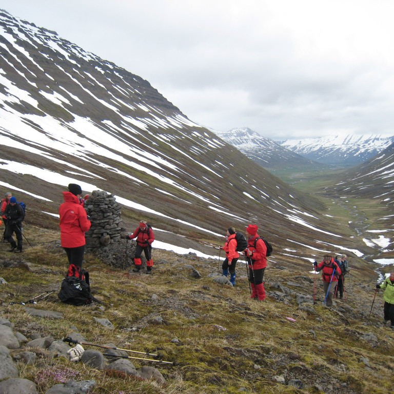 Fyrsta varðan á leiðinni.