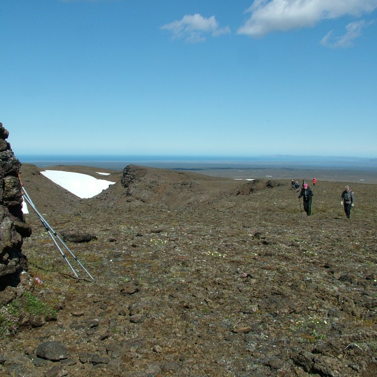 Kelduhverfi og Öxarfjörðurinn í baksýn