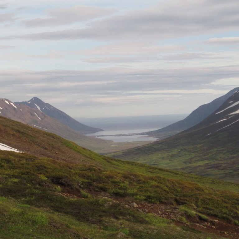 Ólafsfjörður. Finnurinn til vinstri.