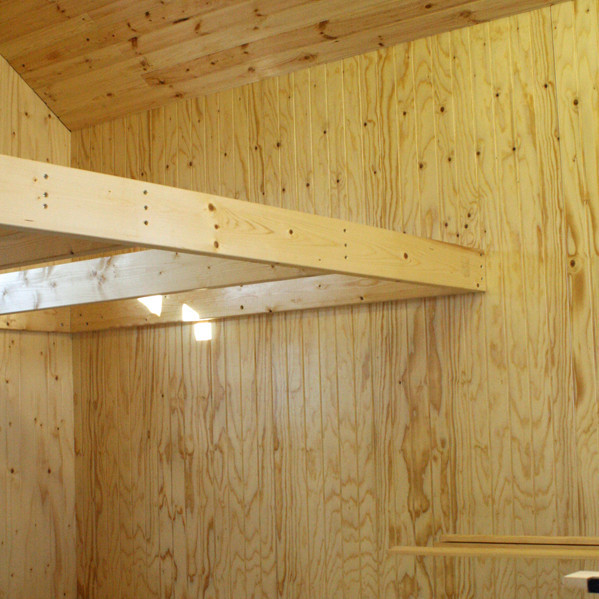 Hluti innréttinga í norðurenda Nýja Lamba.